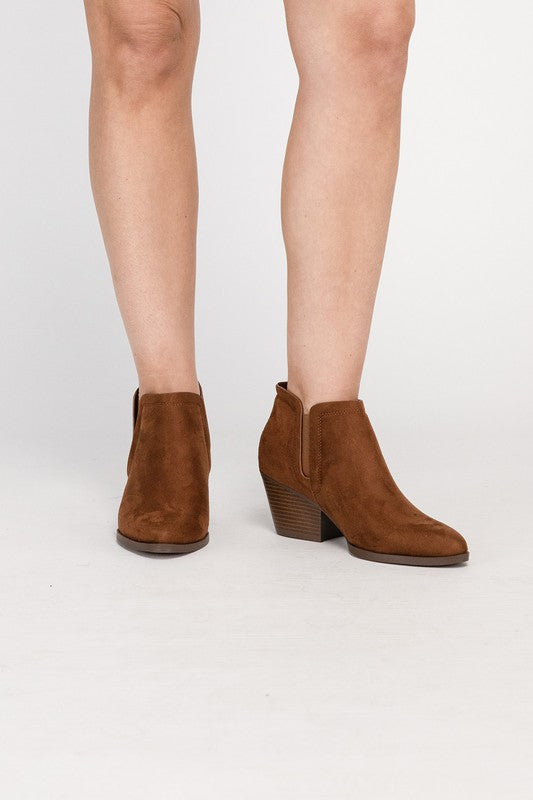 Suede Ankle Boots - GWEN