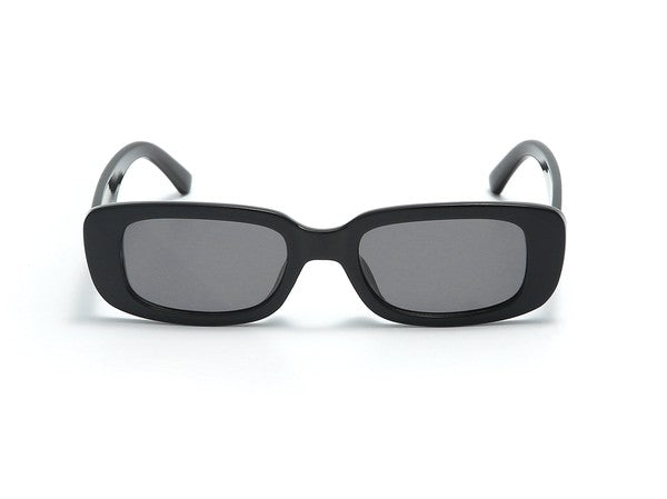 Retro Vintage Slim Rectangle Fashion Sunglasses - Luxxfashions