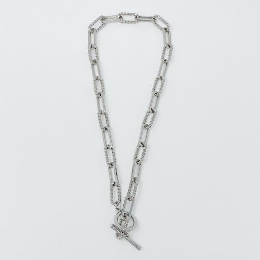 Toggle Chain Link Necklace - Luxxfashions
