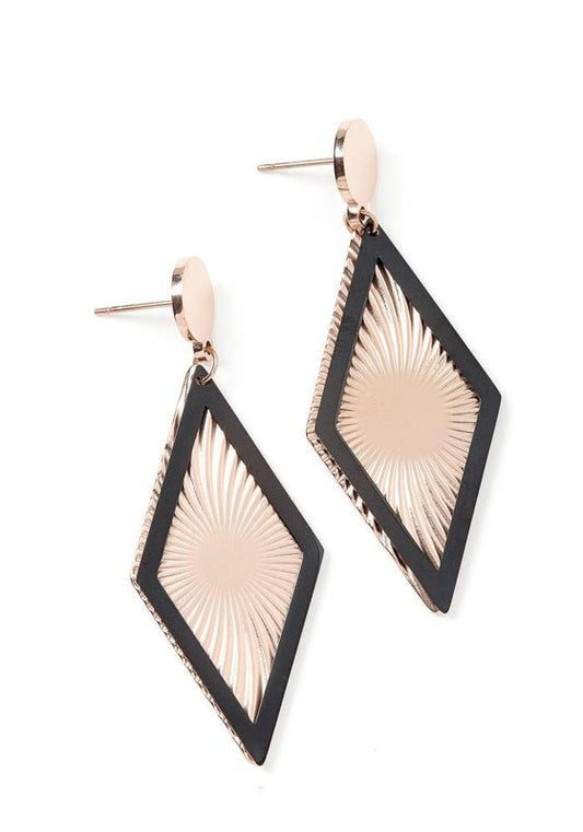 CHIC TRIANGLE DROP EARRINGS - Luxxfashions