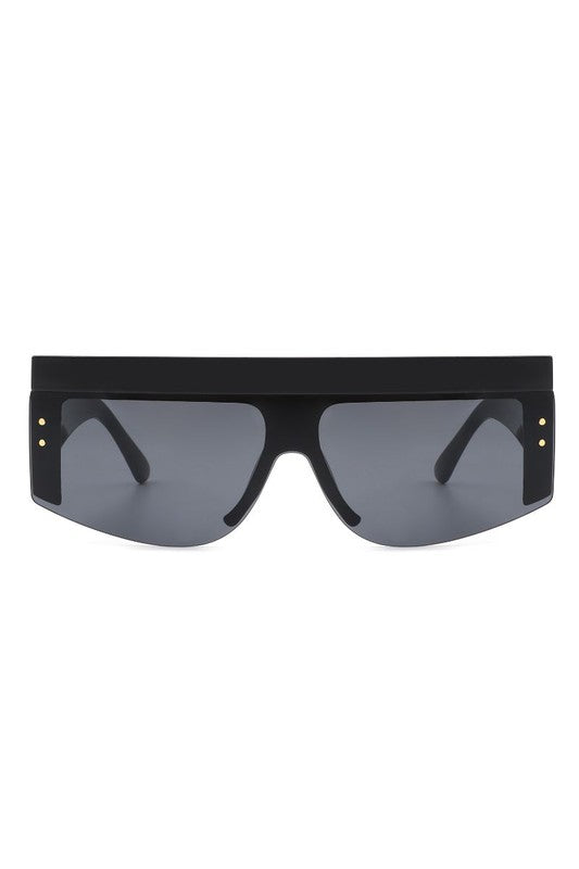 Square Half Frame Vintage Fashion Sunglasses - Luxxfashions