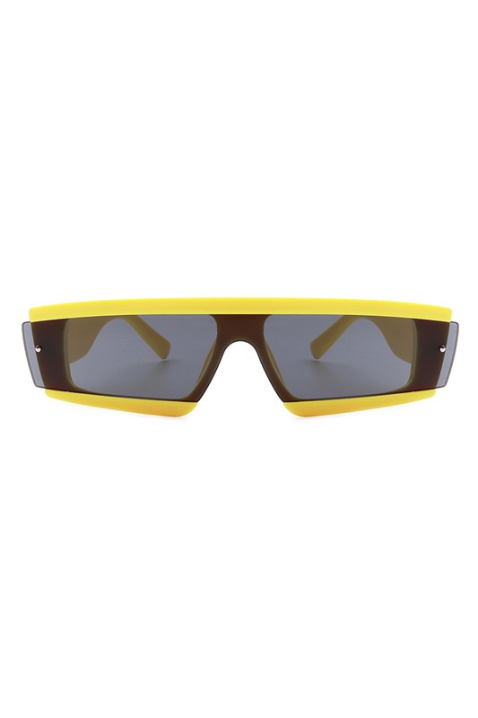 Rectangle Narrow Retro Slim Fashion Sunglasses - Luxxfashions