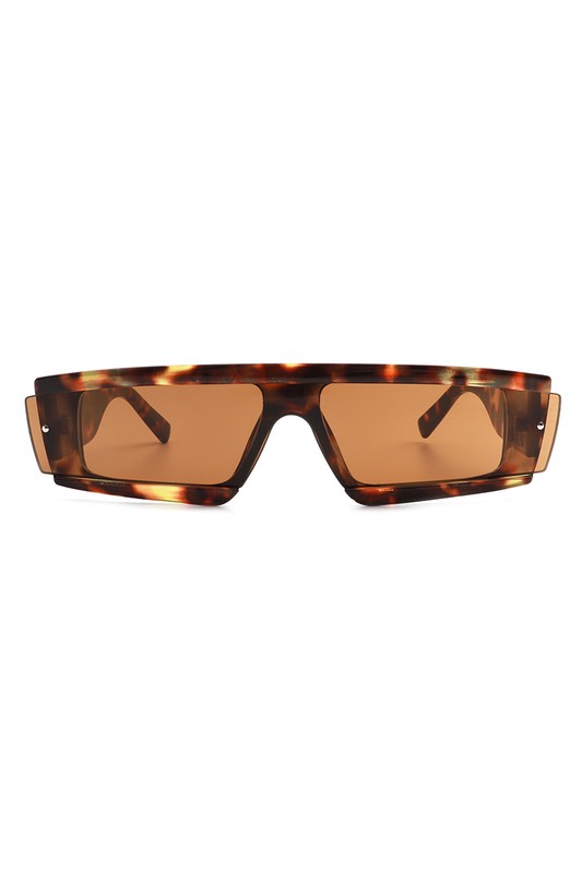 Rectangle Narrow Retro Slim Fashion Sunglasses - Luxxfashions