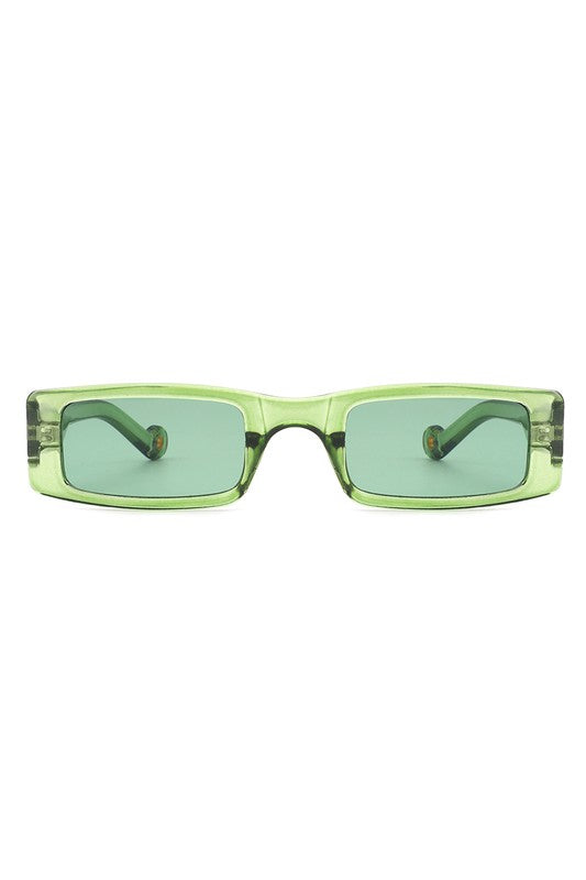 Slim Retro Rectangle Fashion Sunglasses - Luxxfashions
