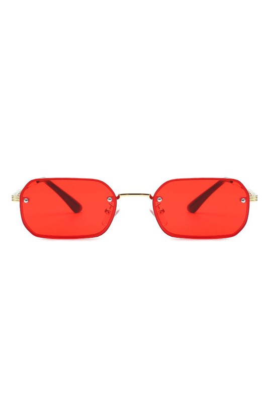 Slim Retro Rectangle Narrow Fashion Sunglasses - Luxxfashions