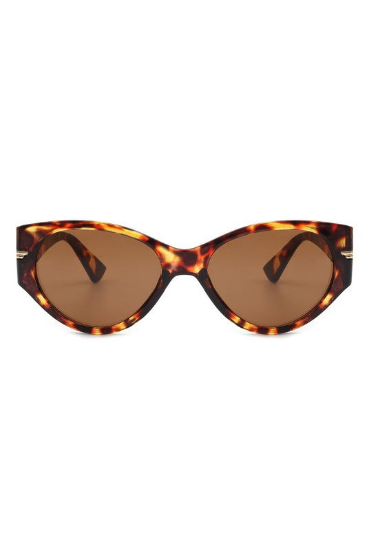 Round Retro Cat Eye Fashion Sunglasses - Luxxfashions
