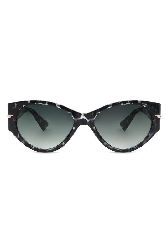 Round Retro Cat Eye Fashion Sunglasses - Luxxfashions