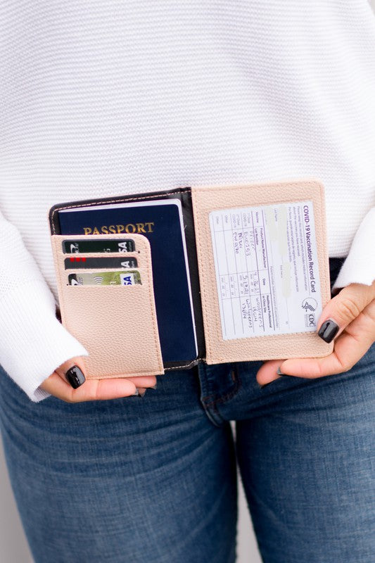 Passport and Vaccine Credit Card Wallet - Luxxfashions
