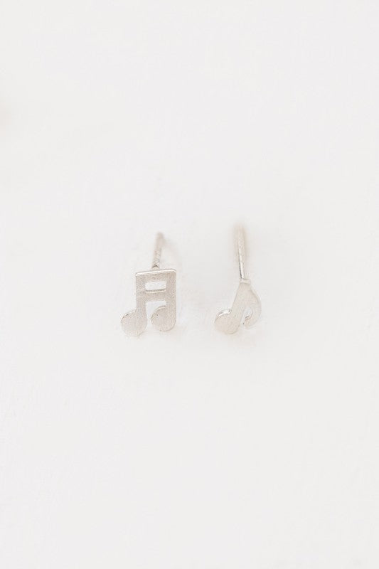 Musical Note Earrings - Luxxfashions