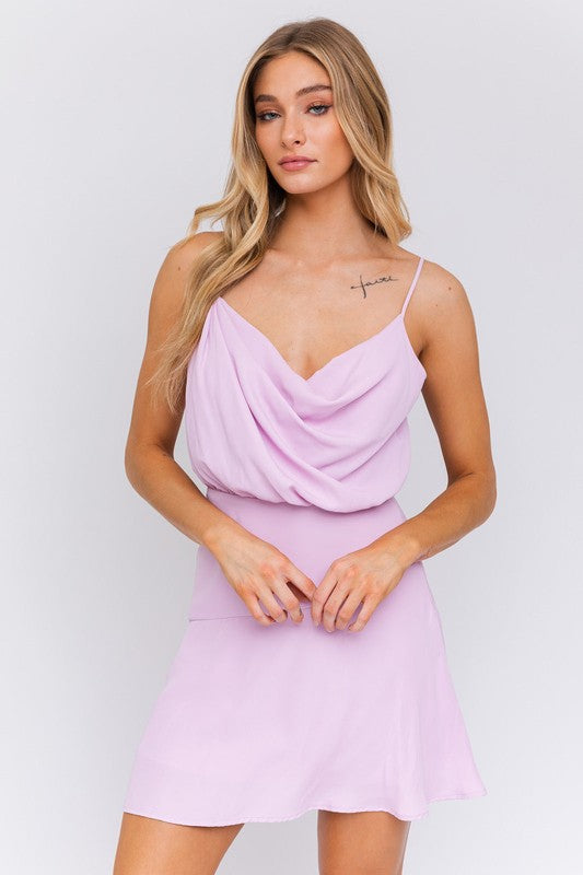 Sleeveless Mini Dress - Luxxfashions