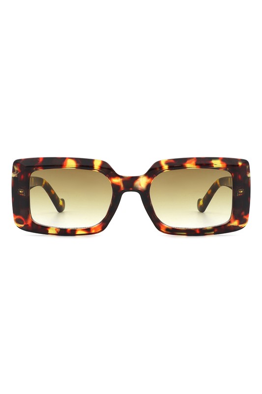 Classic Rectangle Retro Square Fashion Sunglasses - Luxxfashions