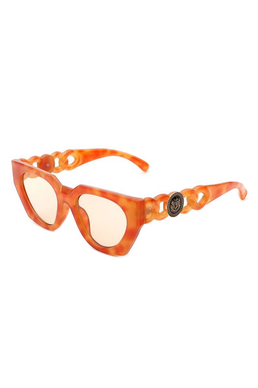 Geometric Retro Fashion Cat Eye Sunglasses
