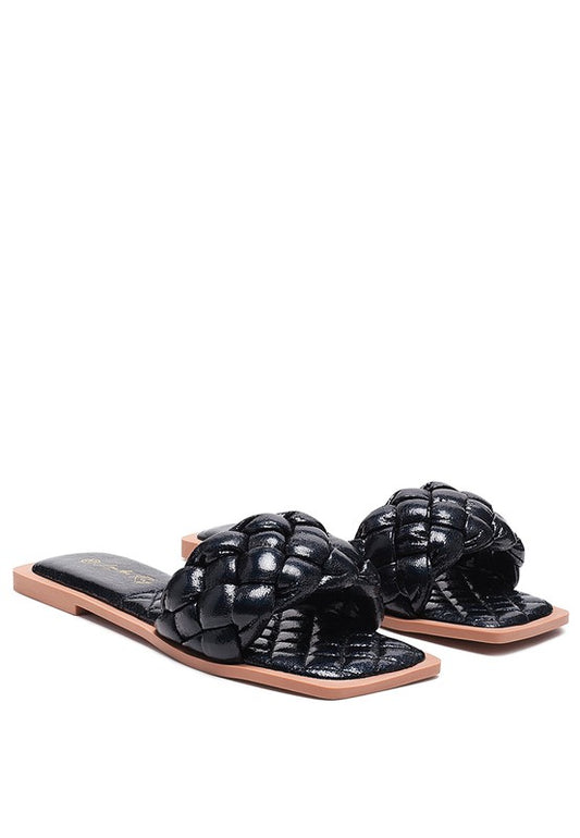 CharactersQuilted Patent Woven Slides - MARCUE Brand