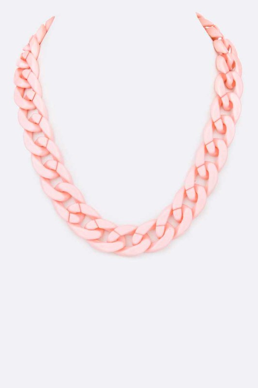 Resin Chain Link Necklace