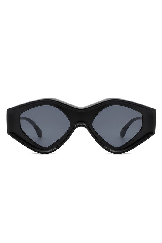 Geometric Triangle Futuristic Fashion Sunglasses - Luxxfashions