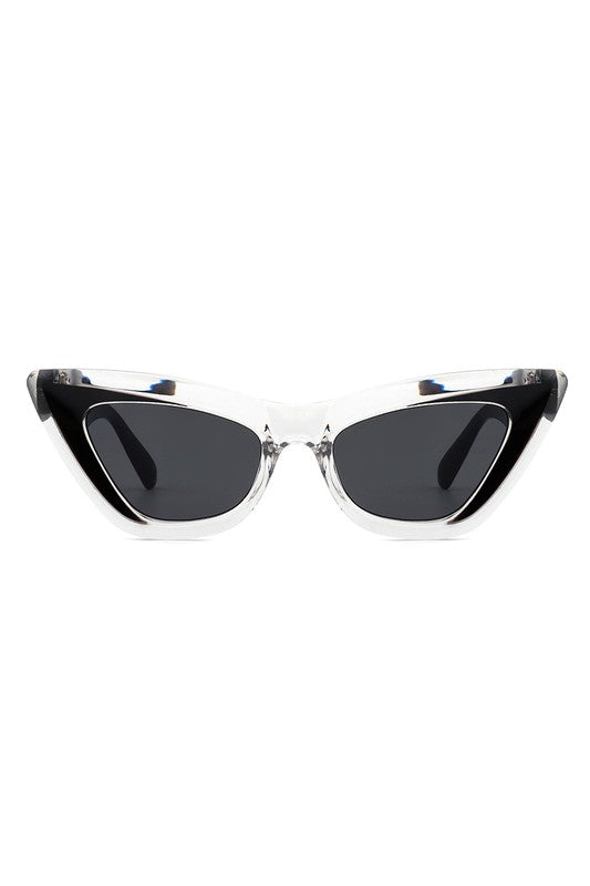Retro High Pointed Women Cat Eye Sunglasses - Luxxfashions