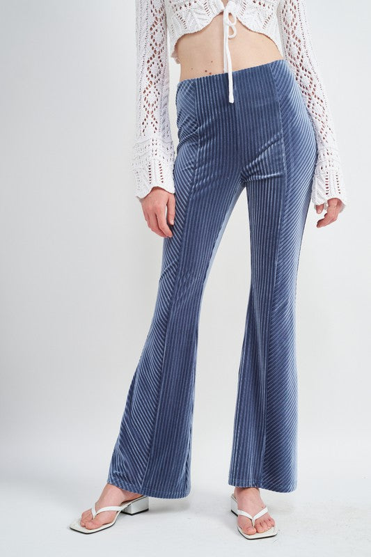 HIGH RISE FLARED PANTS - Luxxfashions