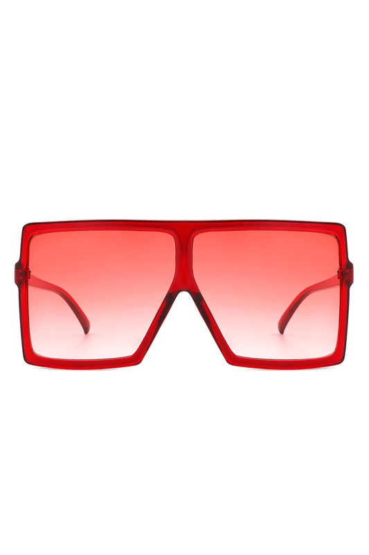 Oversize Square Tinted Women Fashion Sunglasses - Luxxfashions