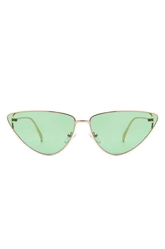 Retro Tinted Flat Lens Fashion Cat Eye Sunglasses - Luxxfashions