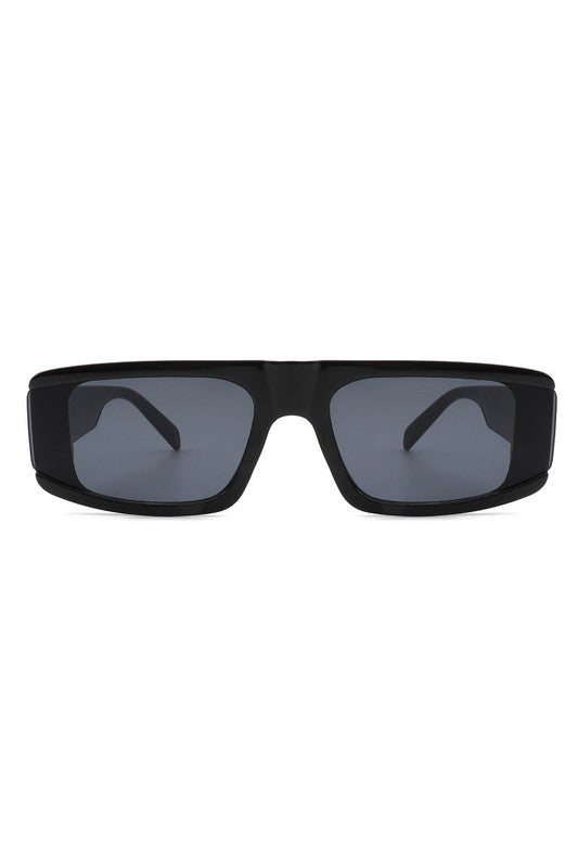 Rectangle Flat Top Retro Fashion Sunglasses - Luxxfashions