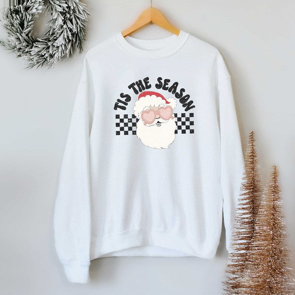 Tis The Season Santa Graphic Sweatshirt