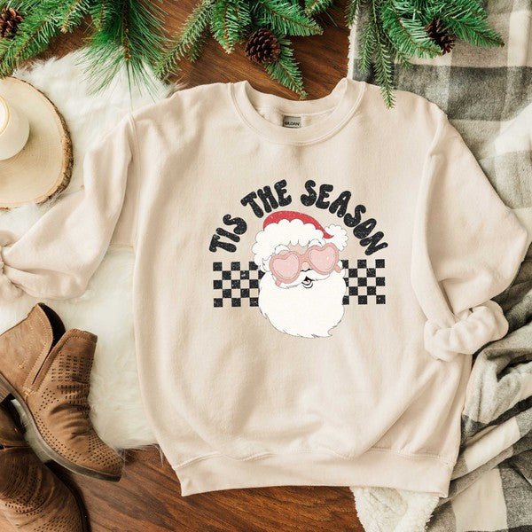 Tis The Season Santa Graphic Sweatshirt