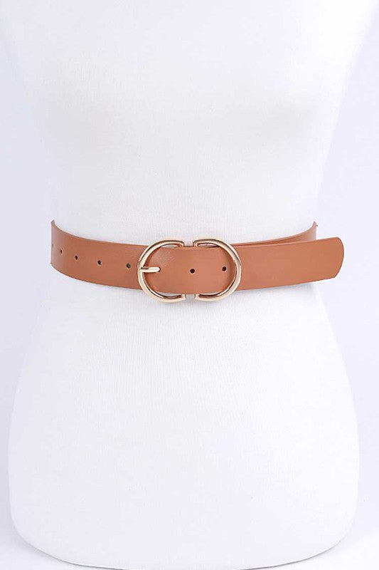 Double Ring Buckle Fashion Belt