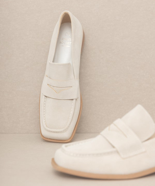 OASIS SOCIETY June Penny Loafers - Square Toe