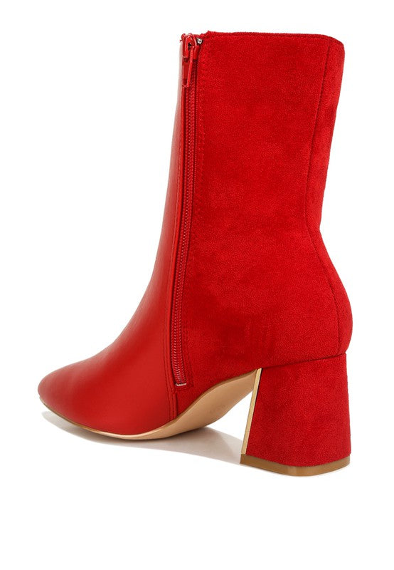 High Ankle Suede Boots - Desire Collection