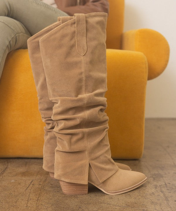 Societ Thea Jean Boots - Fold Over Slit