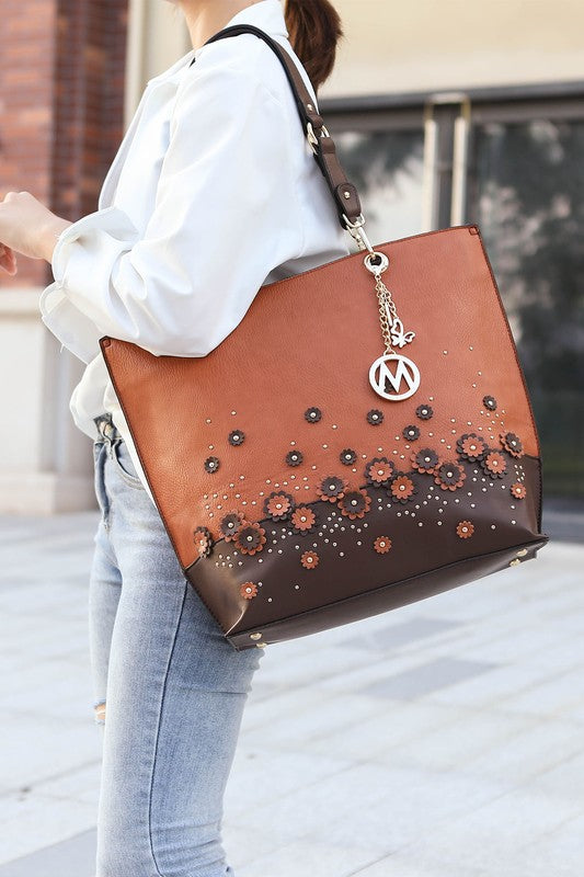 MKF Petra Tote Bag with Wristlet by Mia K