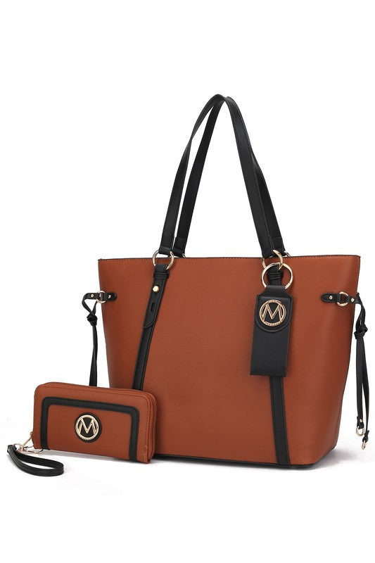 MKF Collection Tote with Wallet & Detachable Set