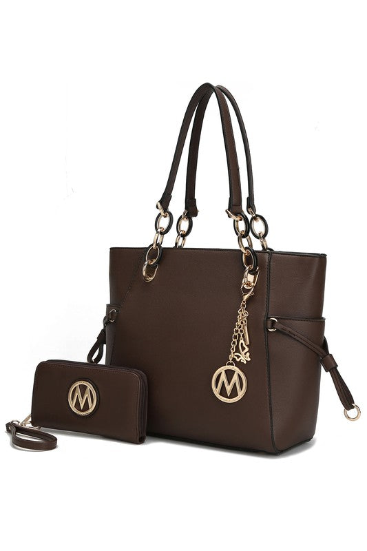 MKF Collection Yale Tote Bag with Wallet