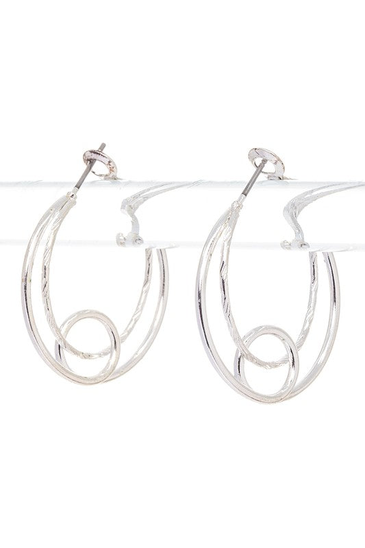 Double Wired Iconic Hoop Earrings
