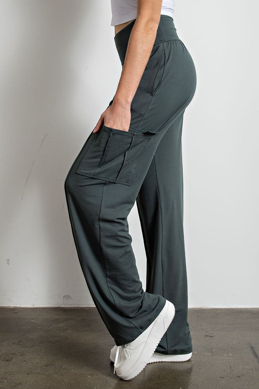 Butter Straight Leg Cargo Pants - Luxxfashions