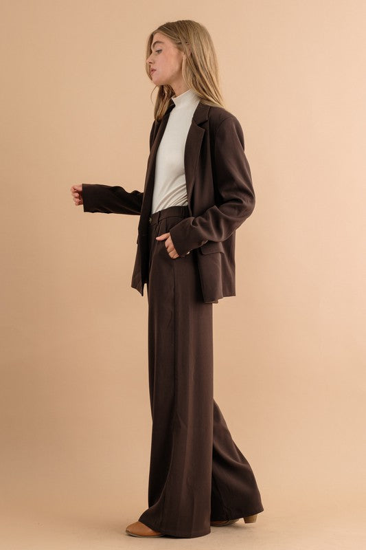 HIGHT WAIST WIDE PANTS