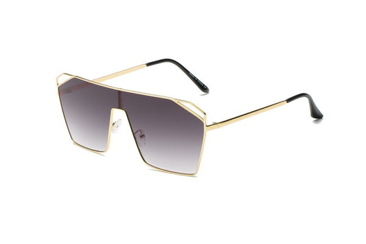 Square Oversize Tinted Fashion Sunglasses - Luxxfashions