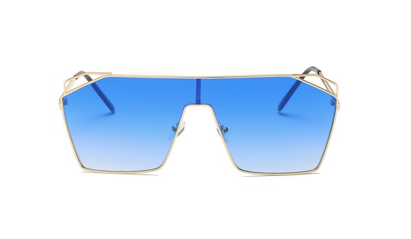 Square Oversize Tinted Fashion Sunglasses - Luxxfashions