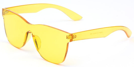 Unisex Square Tinted Lens Fashion Sunglasses - Luxxfashions