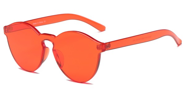 Women Round Transparent Colored Fashion Sunglasses - Luxxfashions