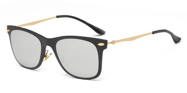 Classic Horn Rimmed Square Fashion Sunglasses - Luxxfashions
