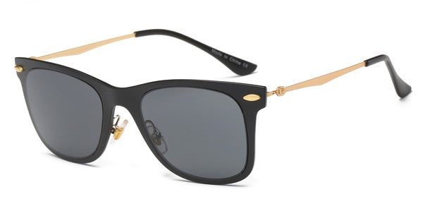 Classic Horn Rimmed Square Fashion Sunglasses - Luxxfashions