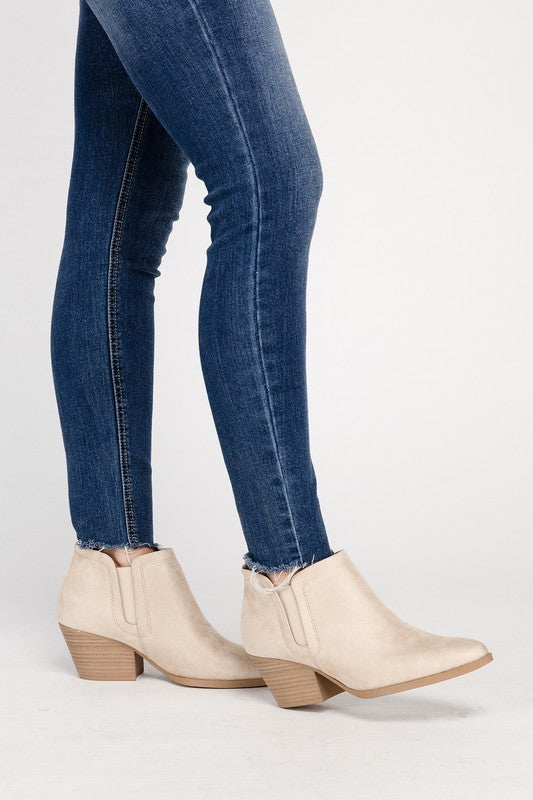 Suede Ankle Boots - GWEN