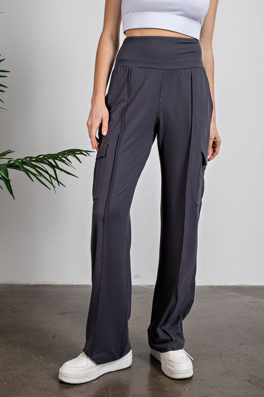 Butter Straight Leg Cargo Pants - Luxxfashions