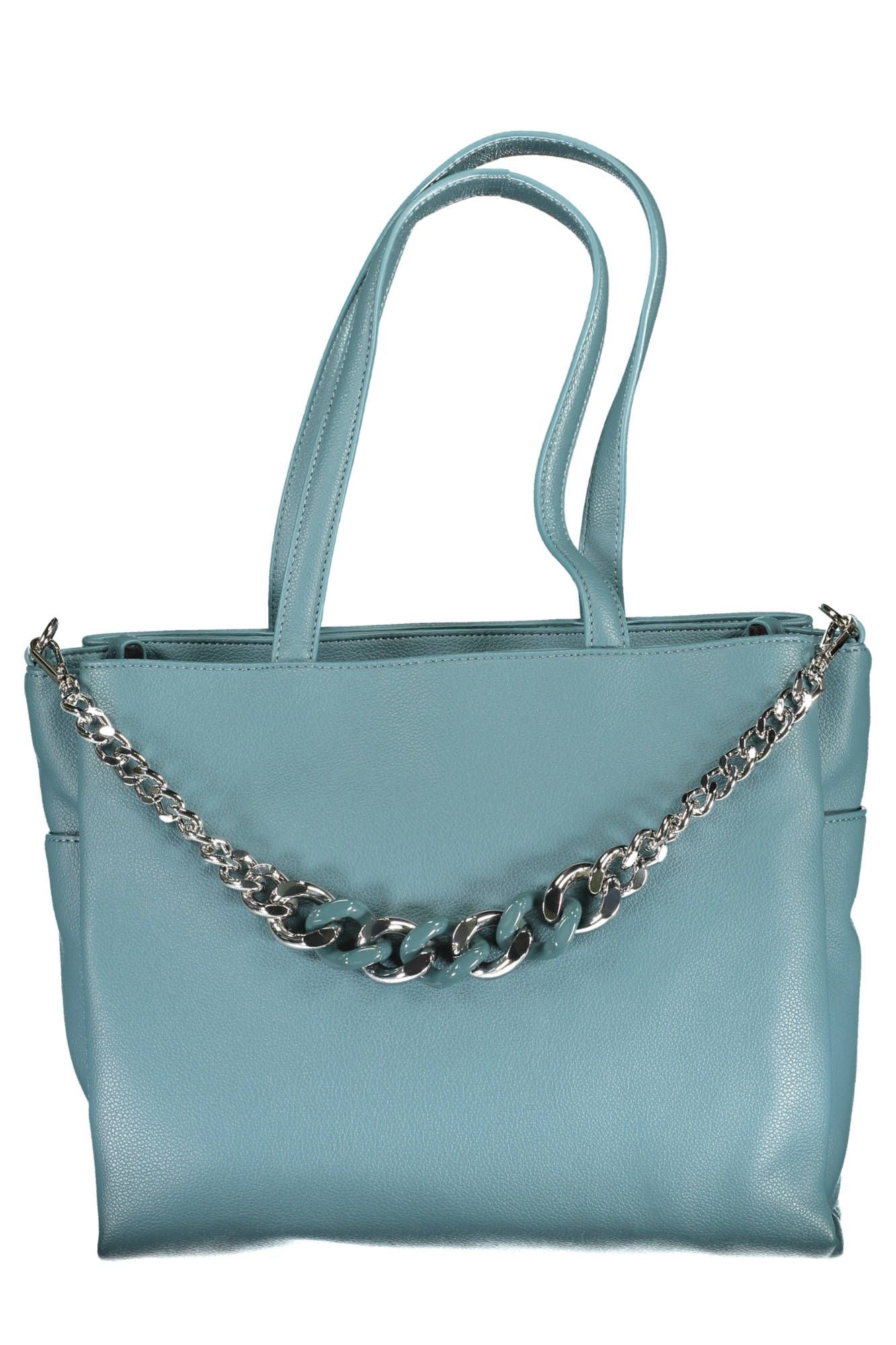 BYBLOS Blue Polyurethane Handbag