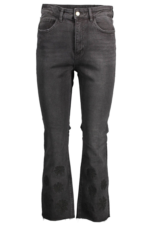 Desigual Black Cotton Jeans & Pant