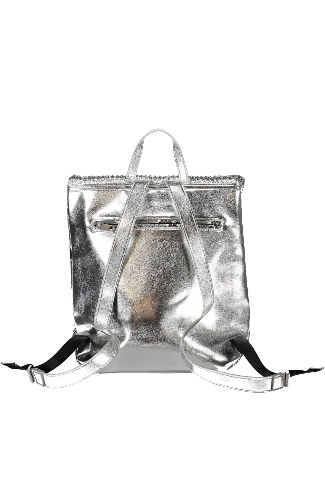 Desigual Silver Polyurethane Backpack