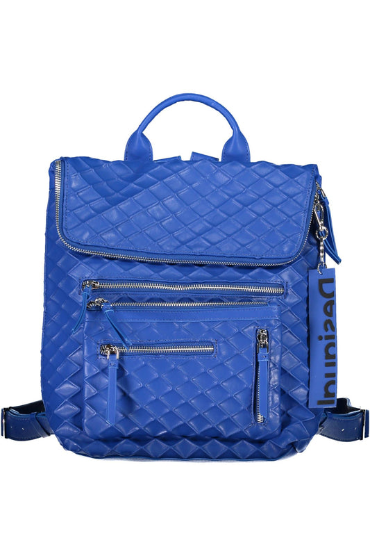 Desigual Blue Polyurethane Backpack