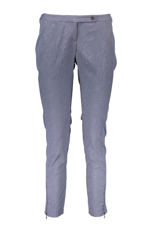 Liu Jo Blue Wool Jeans & Pant