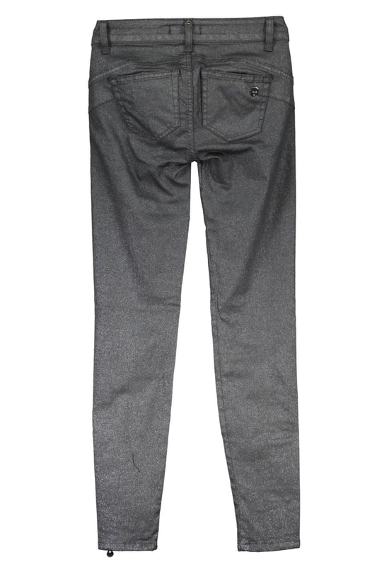 Liu Jo Black Cotton Jeans & Pant